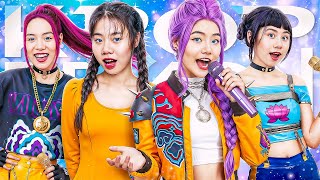 Download Lagu Baby Doll Nghèo Được Gia Đình K-Pop Demon Hunters Nhận Nuôi! Cô Bé Nghèo Cứu Huntrix Khỏi Saja Boy! MP3