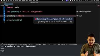 iOS Dev Ep 16: Swift Intro - Type Annotation, Constants & Variables