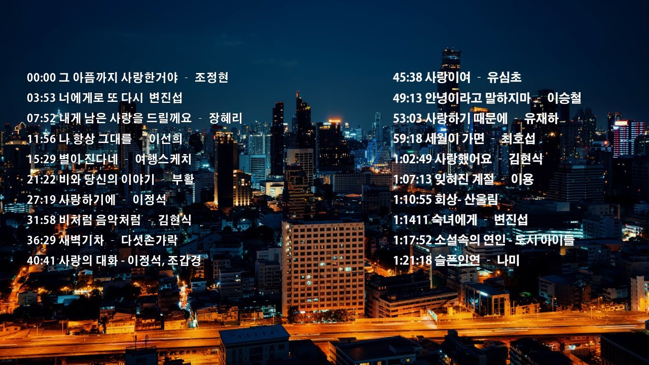 80년대 추억의 히트곡