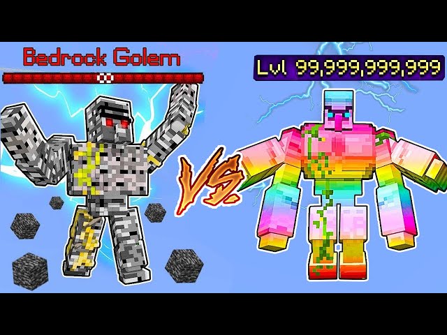 Bedrock Golem Vs. Spectrite Golem in Minecraft class=