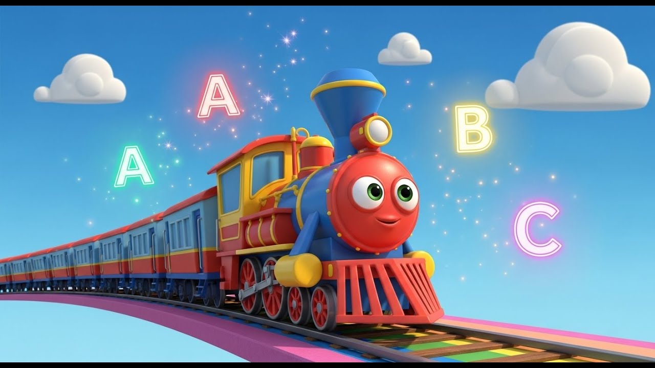 Magical ABC Train Ride 🚂 🔤 | Learn ABC for Kids | Alphabet Song ...
