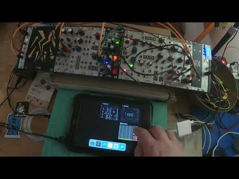Master Margherita - Layered Bassline - Moog Model 15 & MI Rings - modular synthesizer