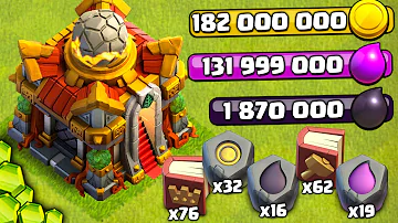 We Got Town Hall 16!! Spending Spree on the Update (Clash of Clans)