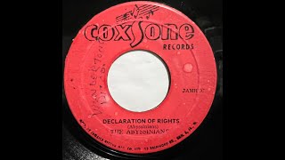The Abyssinians – Declaration Of Rights