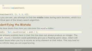 Fixing the Infinite Loop in Your Binary Search Implementation