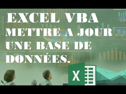 EXCEL - VBA - METTRE A JOUR UNE BASE DE DONNEES - 1