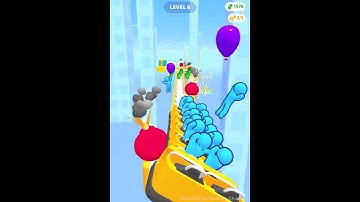Runner Coaster - Gameplay Level 6 #Shorts