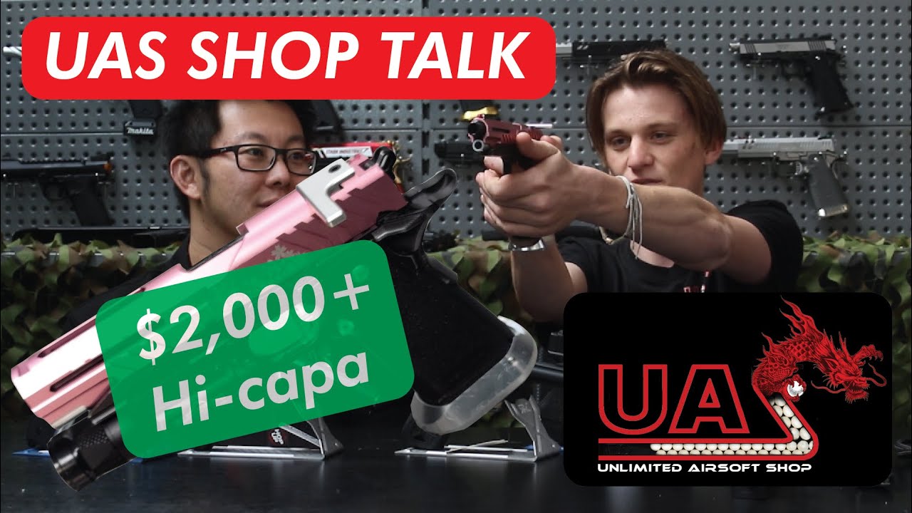 UAS Shop Talk  EP1 - Gas blow back pistols in NZ (+$2,000 Hi-capa, AAP-01 & More)