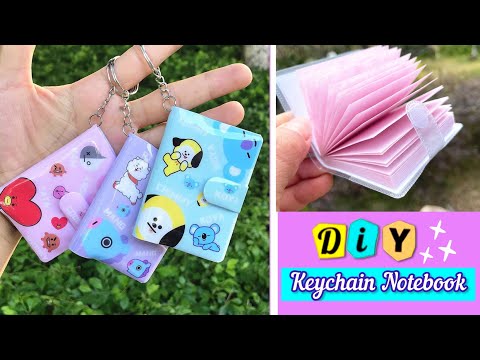 BTS keychain 💜 easy craft ideas / how to make/ paper craft / handmade / art and craft / girl crafts