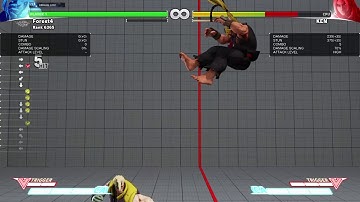 Nash Crossup Setup Combo for Survival Mode STREET FIGHTER V