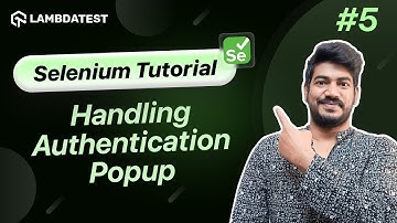 How To Handle Authentication Popup In Selenium👨‍💻| Selenium WebDriver Tutorial