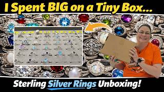 I Spent BIG on a Tiny Box… Sterling Silver Rings Unboxing!