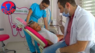 Влог Поход к Стоматологу в Турции у Ярославы выпал первый ЗУБ!