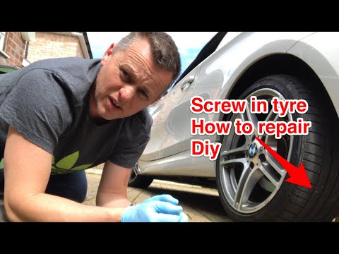 BMW Tyre Plugger, Must Have Tool if you Have No Spare Tyre. DIY REPAIR “Tire for the Americans"