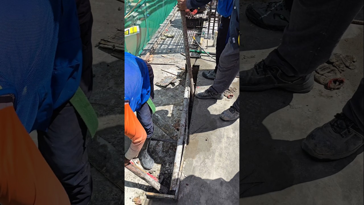 Remove boundary slab #shorts #construction #construction #skills #engineering
