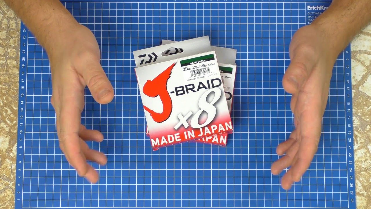 Daiwa J-Braid 8x - Возможно лучший бюджетный плетеный шнур из Японии