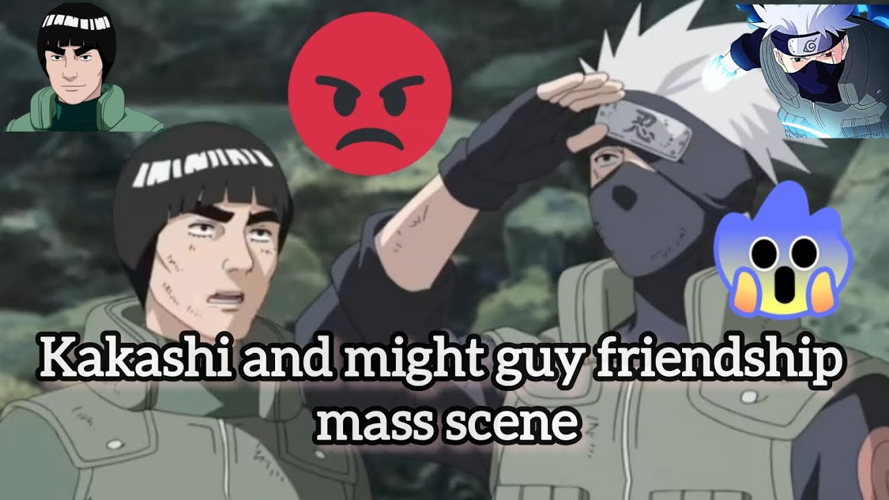 Naruto and might guy friendship 😡 Naruto anime Tamil.. mass scene 💥..