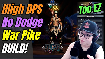 Dauntless - No Dodge War Pike Build for End Game | No Skills Required! | EZ Mode