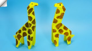 Paper giraffe | Easy paper toys