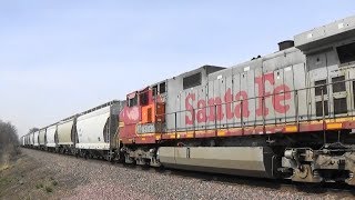 BNSF 3846- Sand Train w/ 4 Mid-Train DPU's & Warbonnet