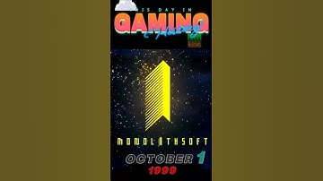 This Day in Gaming History | ✨ Celebrating Monolith Soft Anniversary — The Studio Behind Xenoblade 🎮