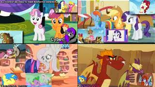 My Little pony : Friendship is Magic Sparta remixes Quadparison 3