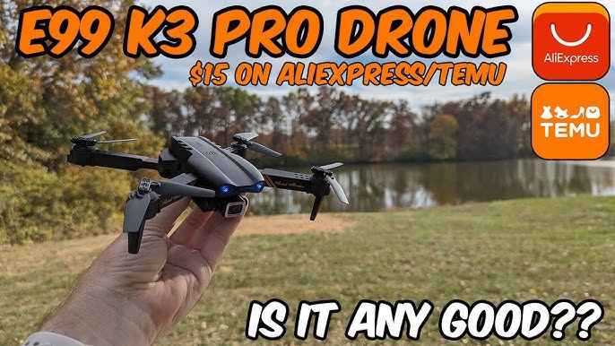 Yar E99 Drone avec caméra 4K - Drone avec caméra extérieure/intérieure -  Mini drone 