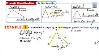 Unit 4 Day 1 Classifying Triangles Lesson