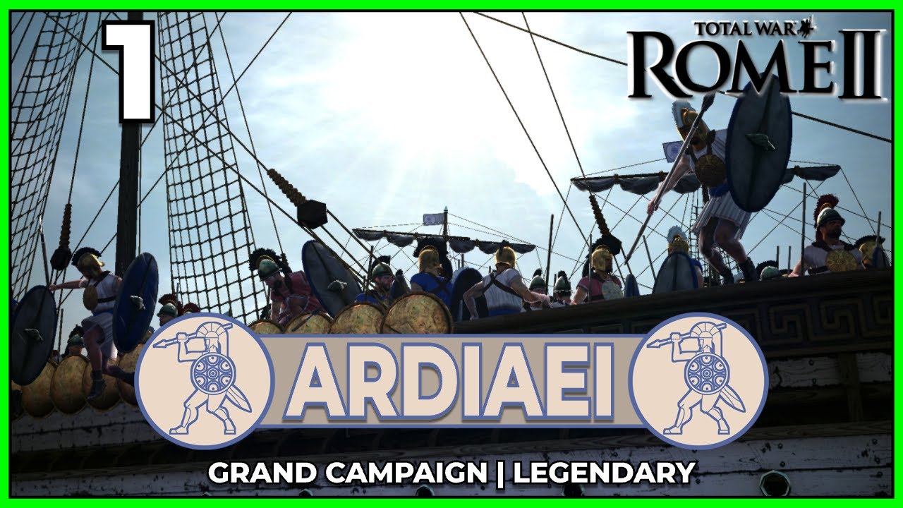 🔴LIVE! LEGENDARY | ARDIAEI CAMPAIGN #1 | Total War Rome 2