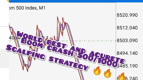 scalp Boom crash 500/1000 awesome 😎 strategy
