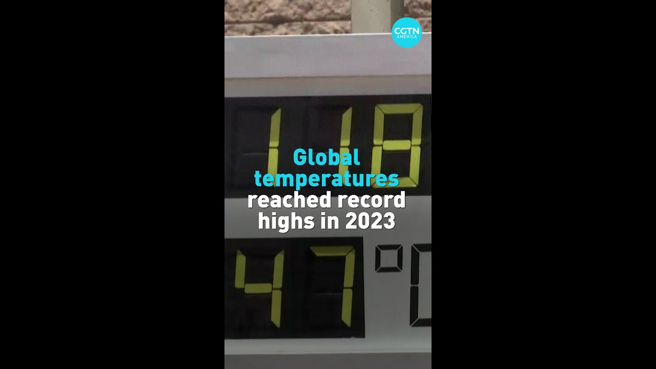 Global temperatures reached record highs in 2023 - YouTube