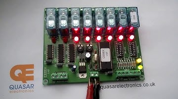 Cebek I 57 (Quasar CI057) -  8 Channel Flexible Sequential Relay Controller Module
