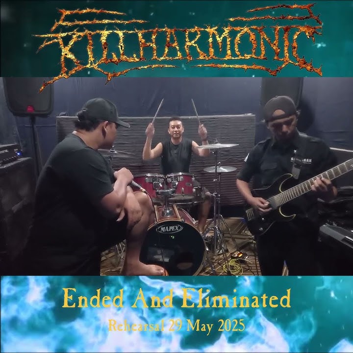 Ended And Eliminated Rehearsal 2025 05 29   KILLHARMONIC #technicaldeathmetal #progressivedeathmetal
