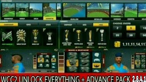 HOW TO UNLOCK ADVANCE PACK AND HACK WCC2 NEW VESION 2.8.4.1 NO ROOT