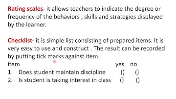 Tools for evaluation|| Ctet 2021|| uptet|| portfolio|| anecdotal record|| checklist||