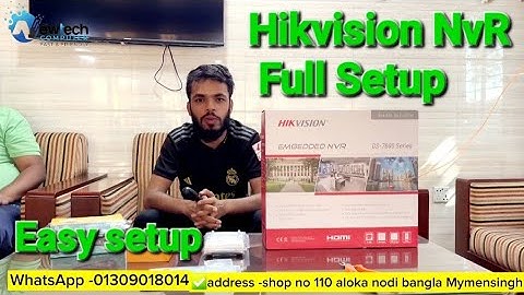 Hikvision NVR/DVR Full Setup Bangla l how to Add Ip camara 