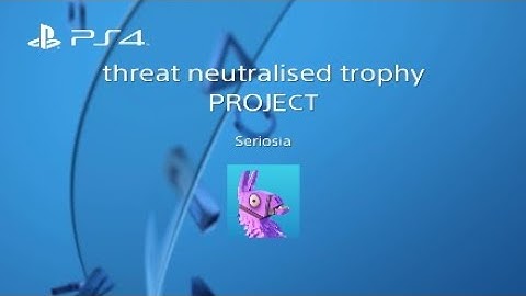 Threat neutralized trophy, 2064 read only memories