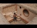 Dig to build underground house and underground swimming pool  1