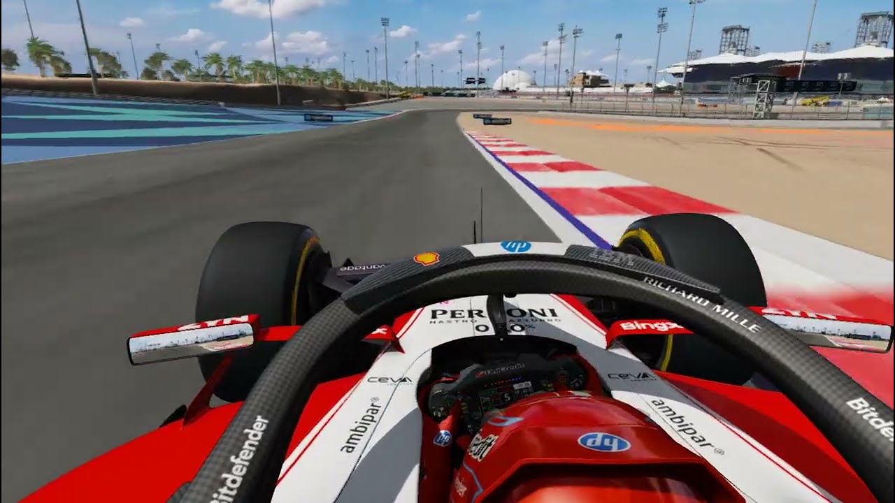 Assetto Corsa | New Ferrari steering wheel | SF-26 onboard at Bahrain pre-season testing