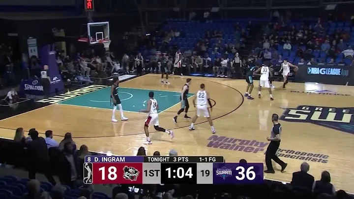 Aubrey Dawkins with 22 Points vs. Greensboro Swarm