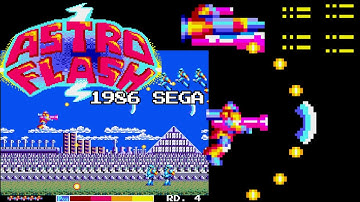 Astro Flash 1986 SEGA Arcade