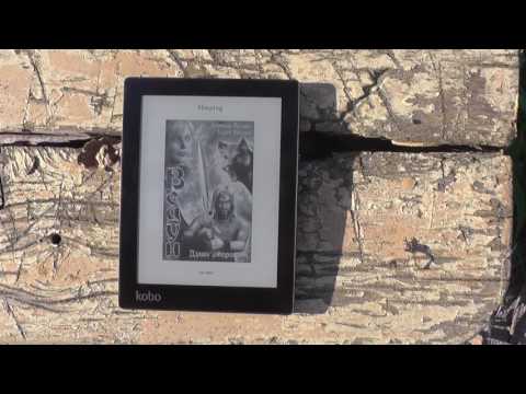 обзор японская электронная книга Kobo Aura e-ink Cool Reader с aliexpress
