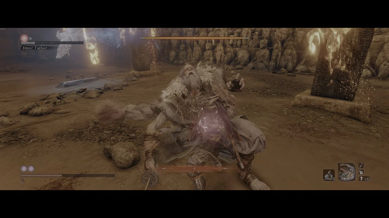 SEKIRO Boss Fight [Inner Father] First Win - YouTube