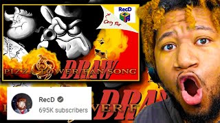 DRAW by RecD - Pizza Tower Vigilante FAN SONG WITH LYRICS (REACTION)