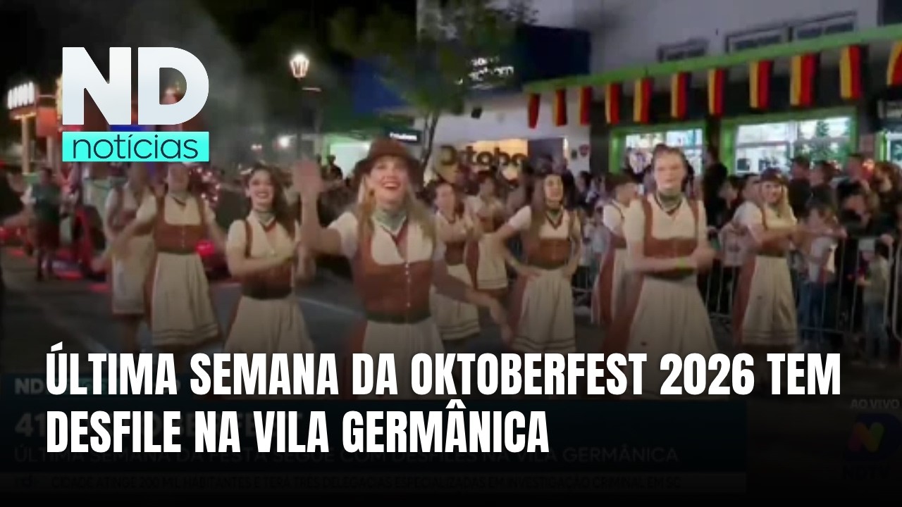 Blumenau celebra a 41ª Oktoberfest com desfile na reta final da festa