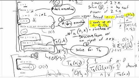 CPSC 320 Worked Example, Asymptotic Analysis: Finishing the Bound on the Function