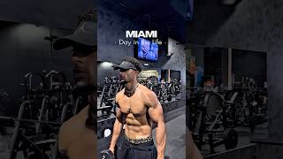 Miami Day in the Life as a Jacked Engineer #gym #motivation