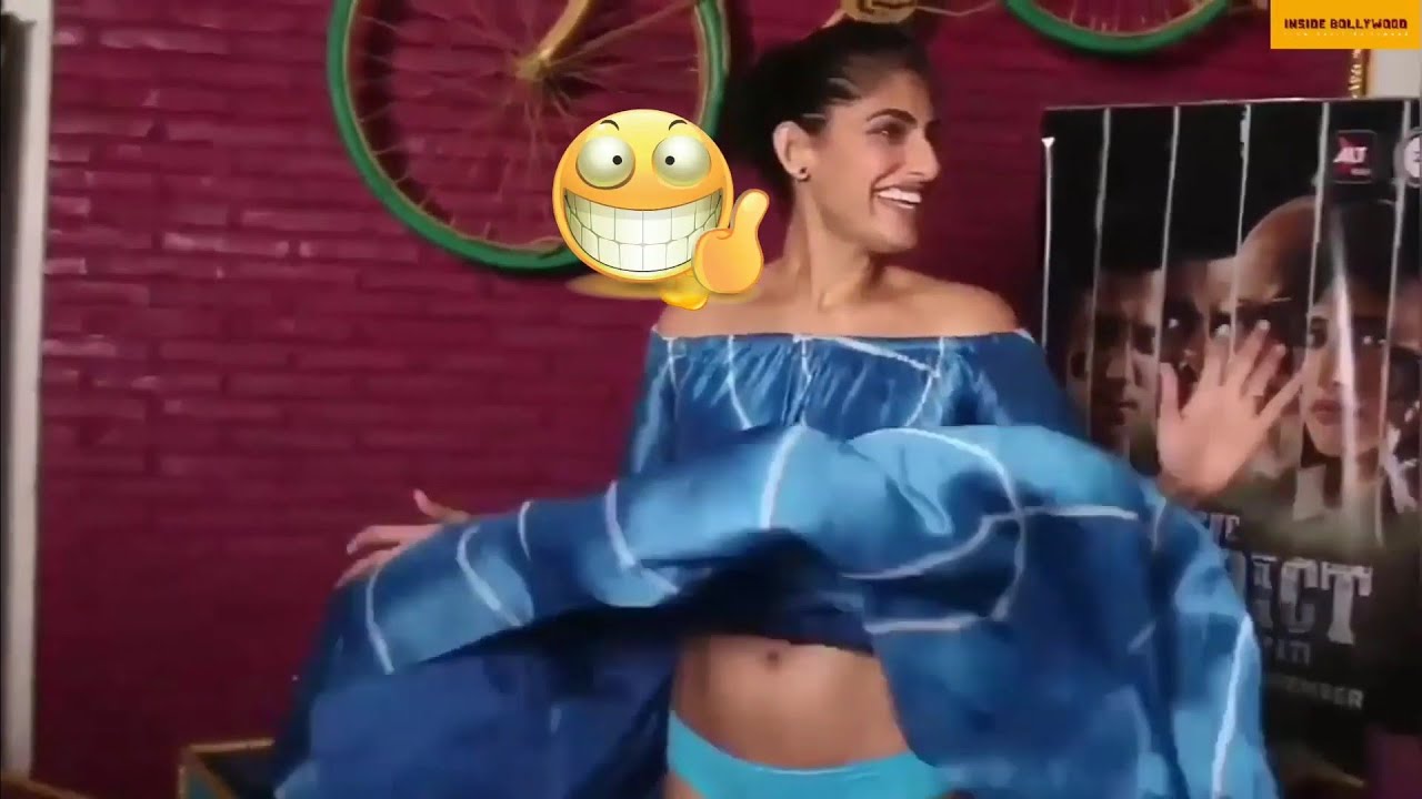 Hot Actress Kubbra Sait Showing Panty In Public Full HD