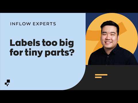 Print 3 Labels at Once: 1" × 1" Squares | Ask the inFlow Experts