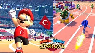 Mario ve Sonic ile Olimpiyatlara Katıldık! Türkiye Takımı - Panda ile Mario Sonic Olympic Games 2020 screenshot 1